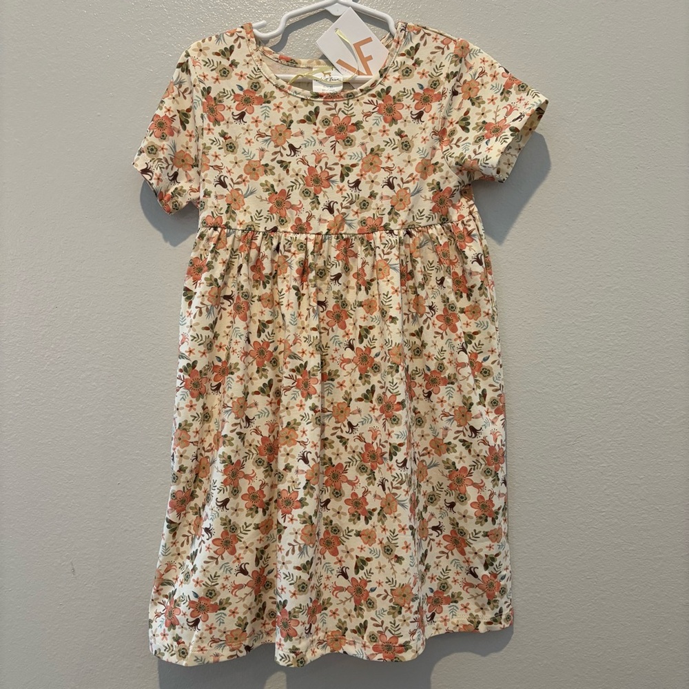 Velvet Fawn cotton and spandex floral print dress